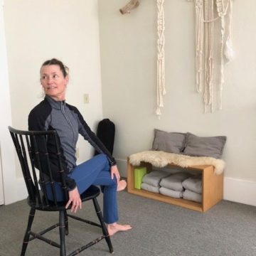 A gentle practice that increases flexibility, strength and body awareness all while seated or using a chair for support. 60min.